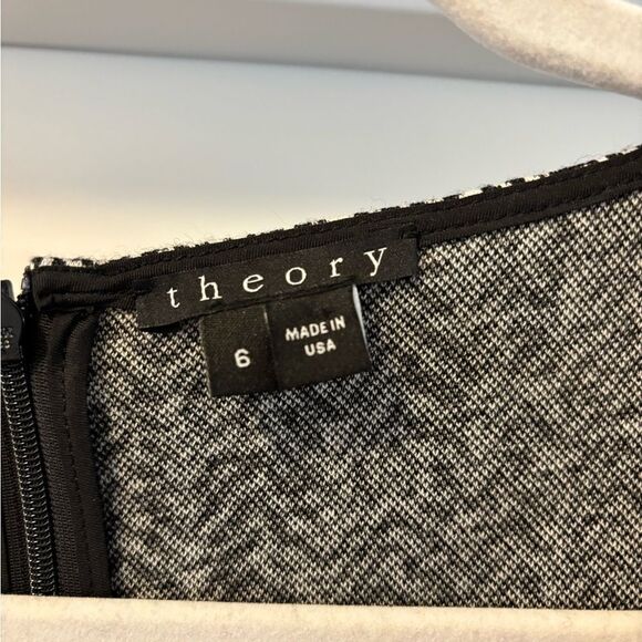 Theory Nikay Herringbone Dress Size Small A-Line - Picture 3 of 6